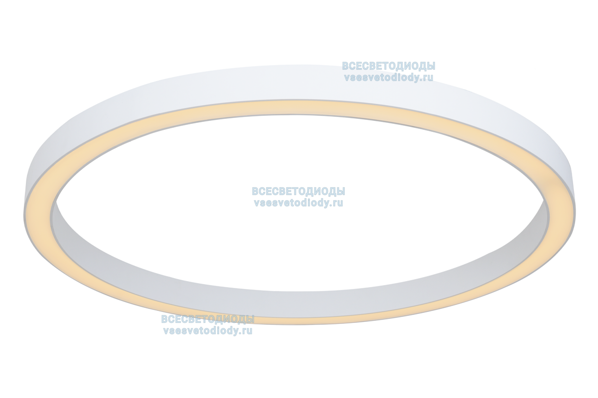 Светильник кольцо светодиодное Ring 170W, D2000 мм*35, 3000К, белый, накладной, IP 40